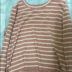 Striped long sleeve shirt